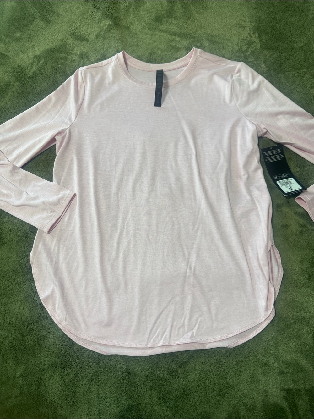 Skechers Light Pink Long Sleeve Crewneck Top